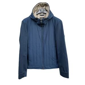 $5800 Loro Piana Hooded Voyager Blue Men Size Medium